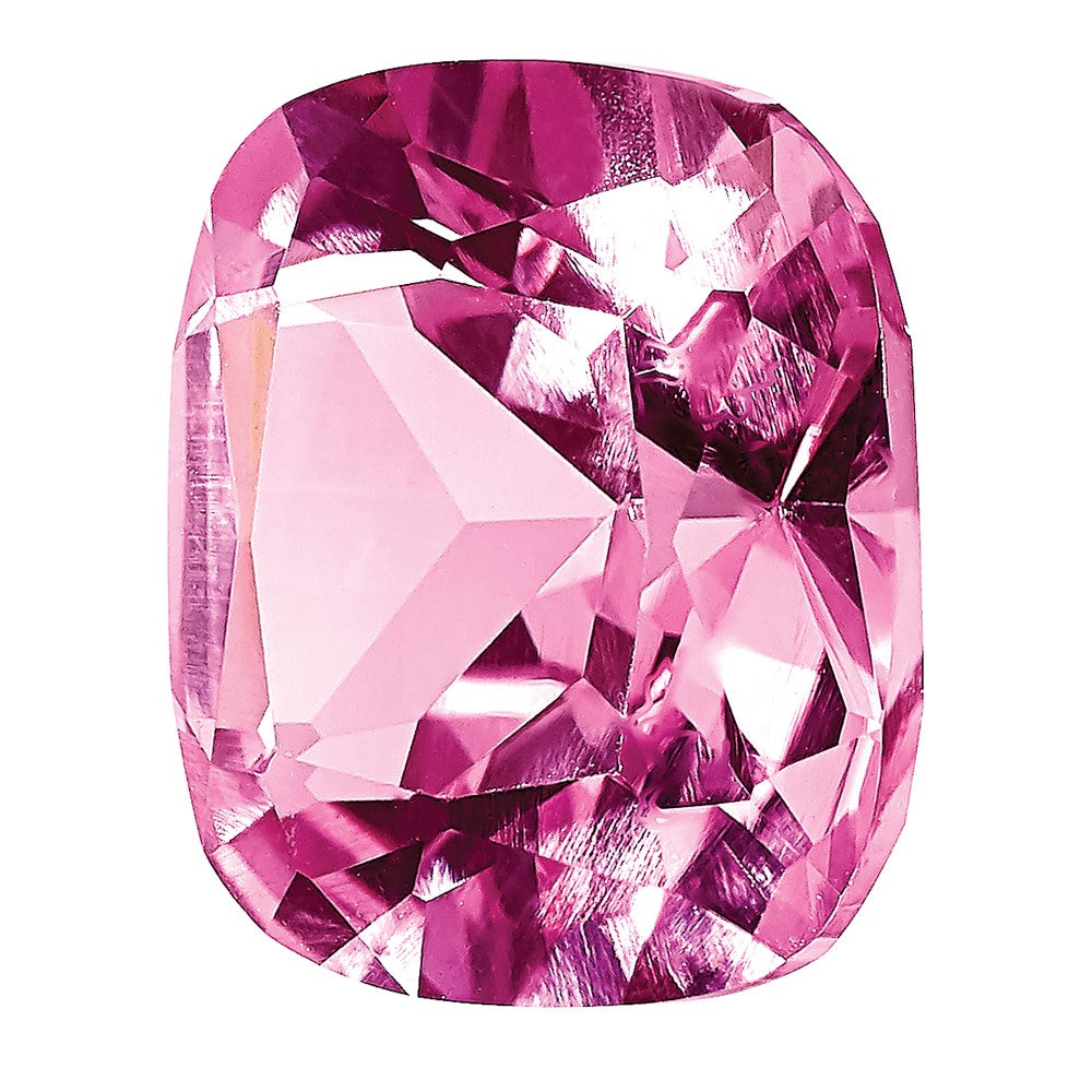 Created Pink Sapphire 7mm Antique Cushion