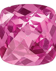 Created Pink Sapphire 5mm Antique Cushion Checkerboard