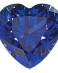 Created Blue Sapphire 6mm Heart