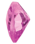 Created Pink Sapphire 6mm Heart Checkerboard