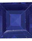 Created Blue Sapphire 5mm Square Step-Cut