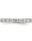 14K White Gold Lab Grown Diamond VS/SI GH, Shared Prong Eternity Ban