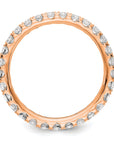 14K Rose Gold Lab Grown Diamond VS/SI GH, Eternity Band