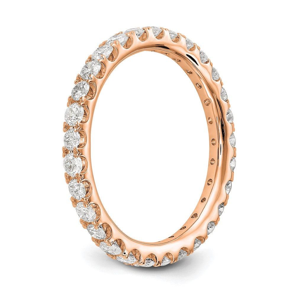 14K Rose Gold Lab Grown Diamond VS/SI GH, Eternity Band