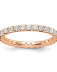 14K Rose Gold Lab Grown Diamond VS/SI GH, Eternity Band