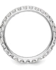 14K White Gold Lab Grown Diamond VS/SI GH, Eternity Band