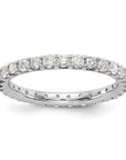 14K White Gold Lab Grown Diamond VS/SI GH, Eternity Band