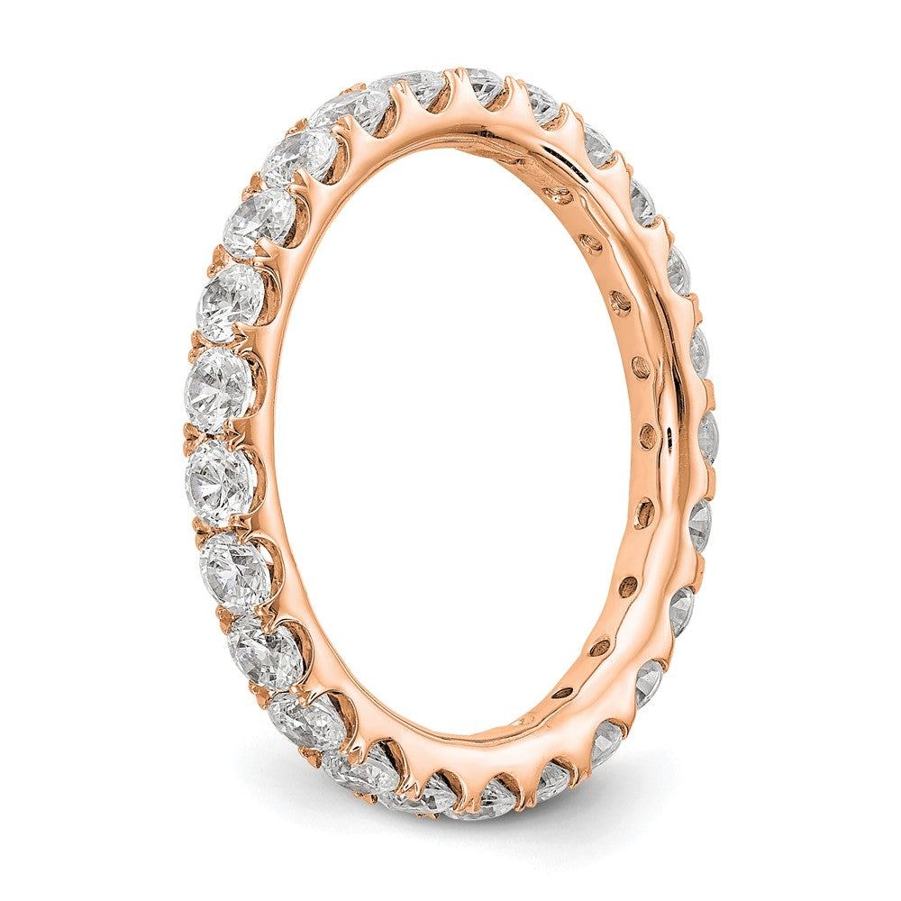 14K Rose Gold Lab Grown Diamond VS/SI GH, Eternity Band