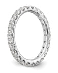 14K White Gold Lab Grown Diamond VS/SI GH, Eternity Band