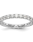 14K White Gold Lab Grown Diamond VS/SI GH, Eternity Band