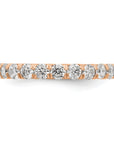 14K Rose Gold Lab Grown Diamond VS/SI GH, Eternity Band