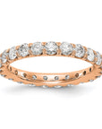 14K Rose Gold Lab Grown Diamond VS/SI GH, Eternity Band