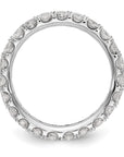 14K White Gold Lab Grown Diamond VS/SI GH, Eternity Band