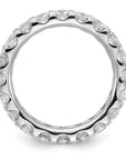 14K White Gold Lab Grown Diamond VS/SI GH, Eternity Band