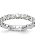 14K White Gold Lab Grown Diamond VS/SI GH, Eternity Band