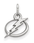 10k White Gold NHL LogoArt Tampa Bay Lightning Extra Small Pendant