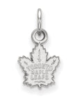 14k White Gold NHL LogoArt Toronto Maple Leafs Extra Small Pendant