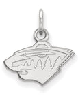 14k White Gold NHL LogoArt Minnesota Wild Extra Small Pendant