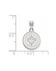 14k White Gold NHL LogoArt Winnipeg Jets Small Pendant