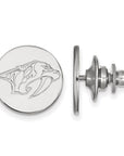 14k White Gold NHL LogoArt Nashville Predators Lapel Pin