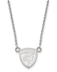 14k White Gold NHL LogoArt Florida Panthers Small Pendant 18 inch Necklace